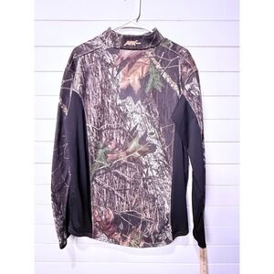 APX‎ 02 Mens Camouflage Long Sleeve Mock Neck Hunting Shirt Fishing
